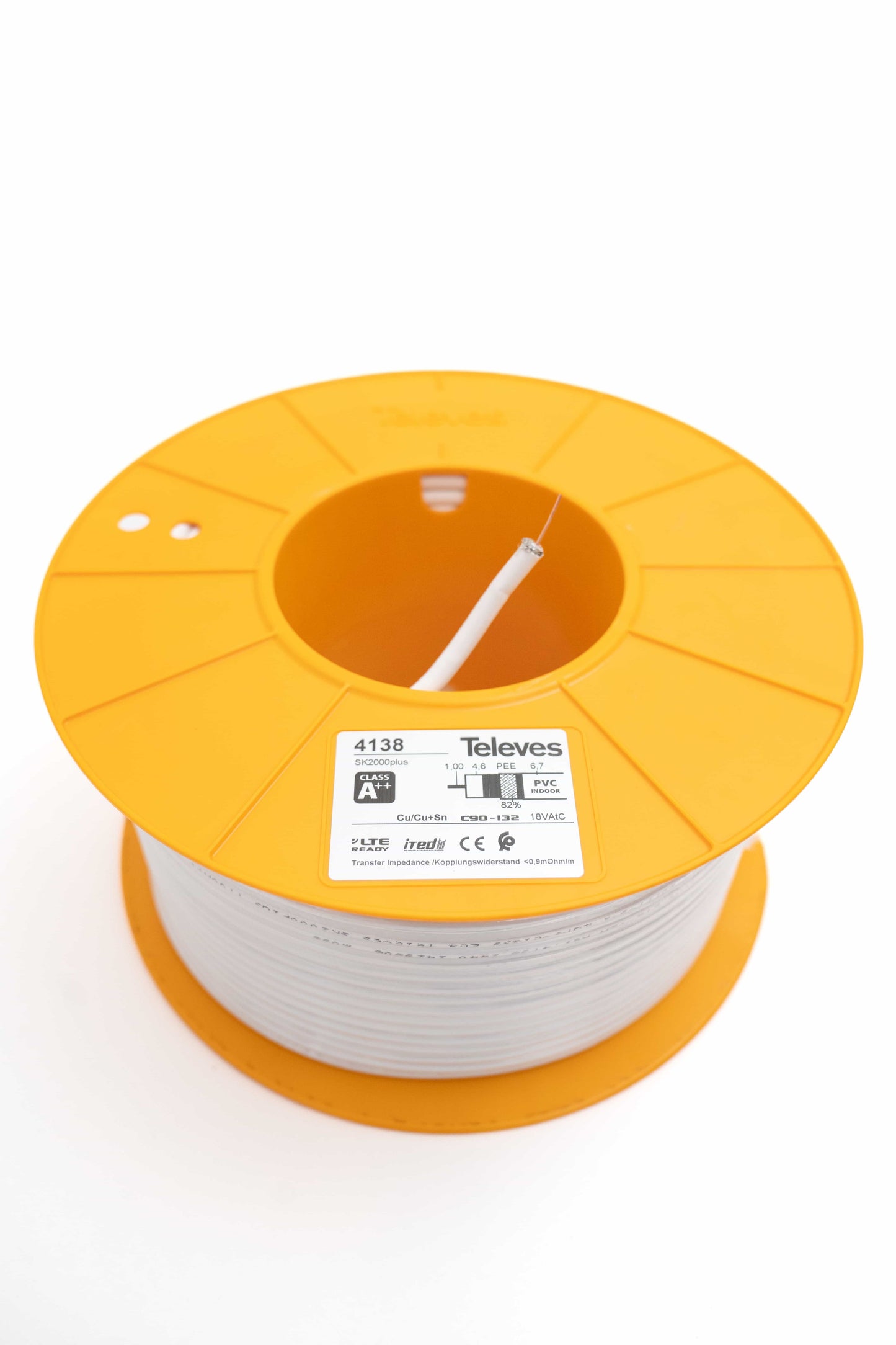TELEVES Koaxialkabel 75Ohm ws Eca SP100, Ceiling Light Fixtures, Anders Smart