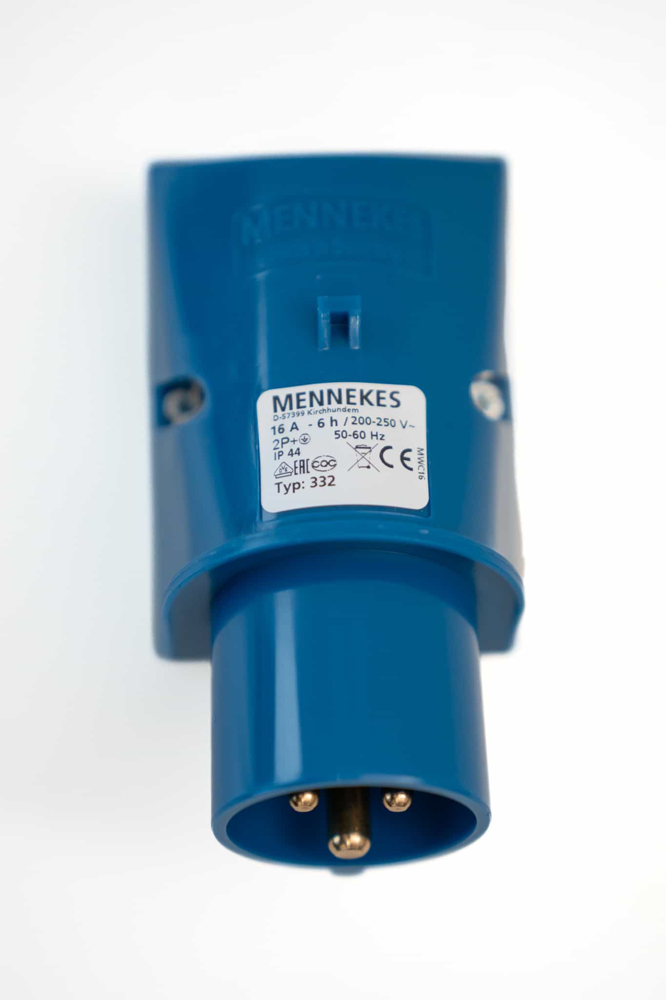 Mennekes 332 3p IP44 CEE-Aufbaustecker 16A, Ceiling Light Fixtures, Anders Smart