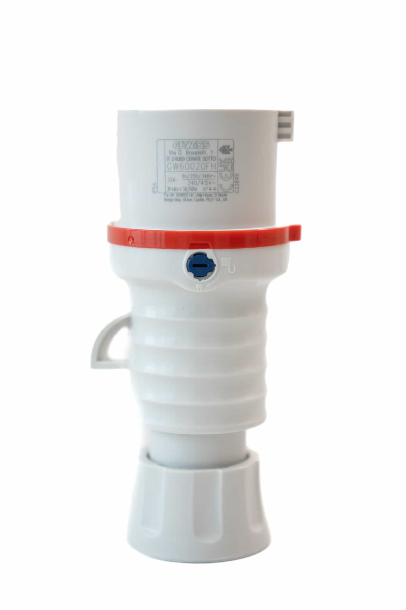 Gewiss schraubenlose Zugfederklemme CEE Stecker 32A, Ceiling Light Fixtures, Anders Smart