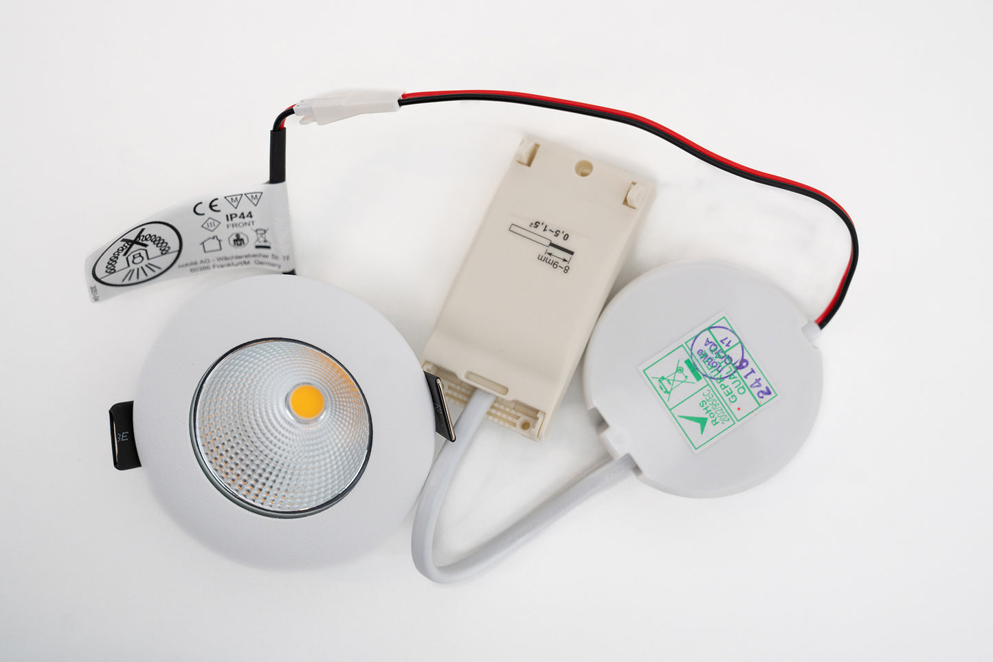 Ceiling spot ECO Flat 350mA LED recessed spotlight 8W 3000K 700lm