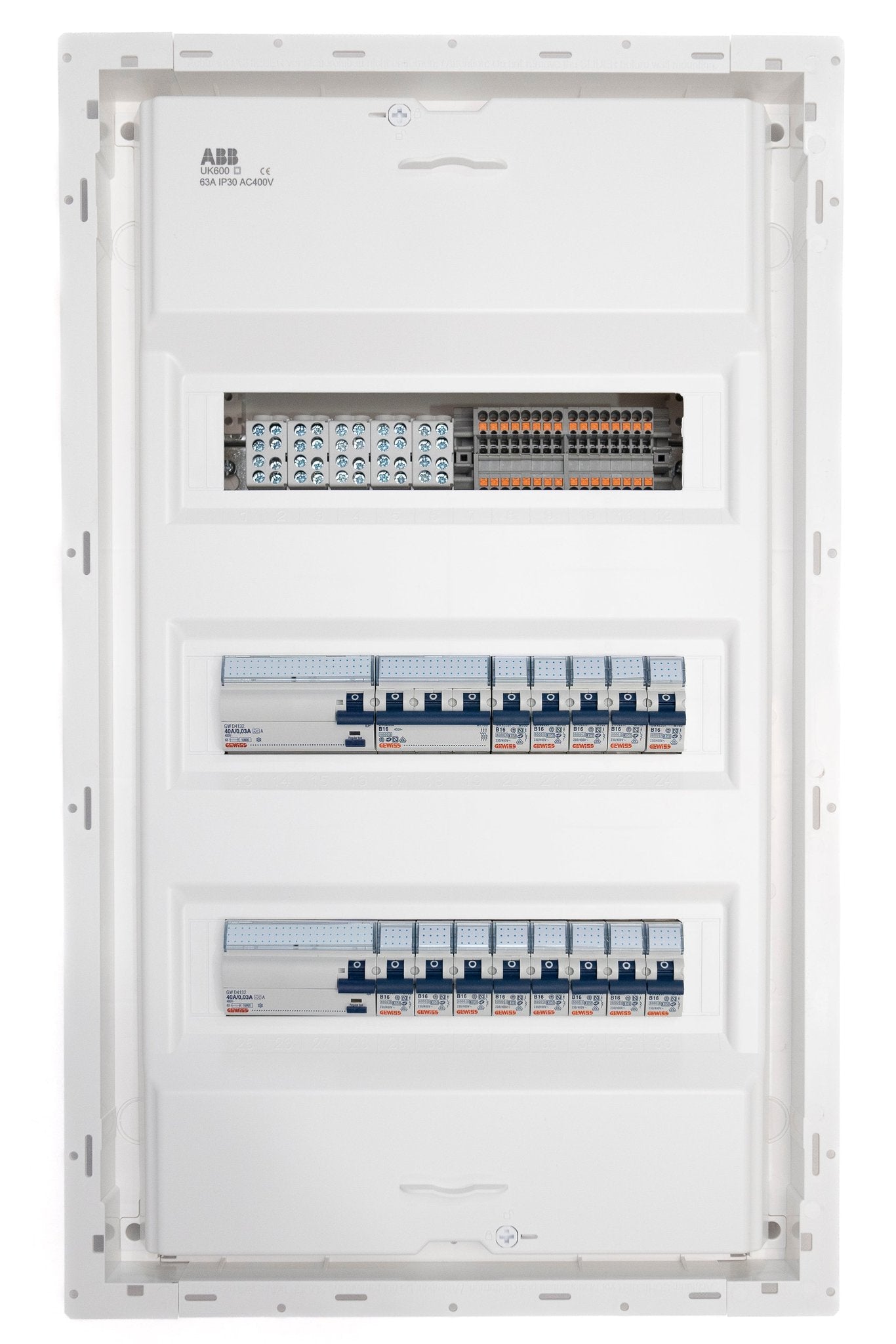 Unterverteilung - Aufputz 36TE 2FI + 3pol LS, Uncategorized, Anders Smart