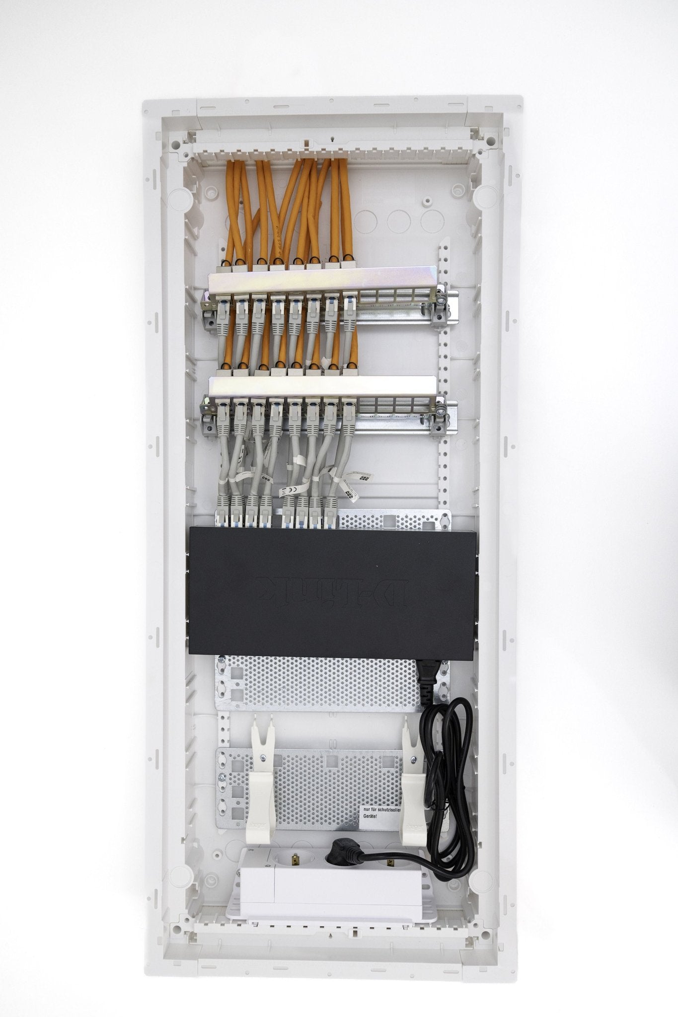 Netzwerk-Verteiler – 15 Teilnehmer - inkl. Multimediahalter - Hohlwand, Uncategorized, Anders Smart