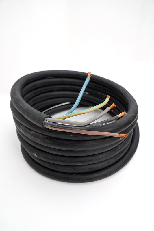 Gummischlauchleitung H07RN-F 5G4 mm² pro Meter